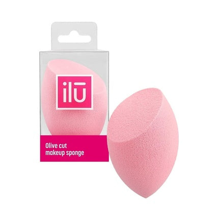 T4B ILU Olive Cut Shaped Pink Makeup Sponge