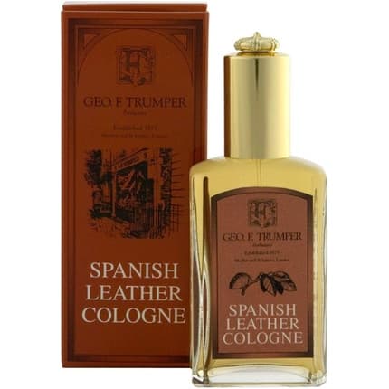 Geo F. Trumper Spanish Leather Cologne Glass Atomiser Bottle Eau de Cologne (EDC) Mixte 50ml