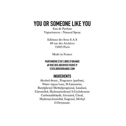 Etat Libre D'Orange You Or Someone Like You Eau de Parfum (EDP) Femme 100ml