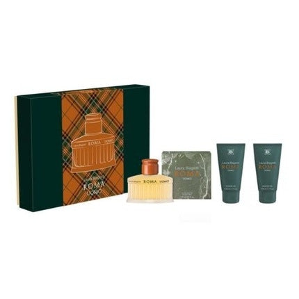 LAURA BIAGIOTTI Roma Man Gift Box Eau de Toilette 75ml + 2 Shower Gel 50ml Laura Biagiotti