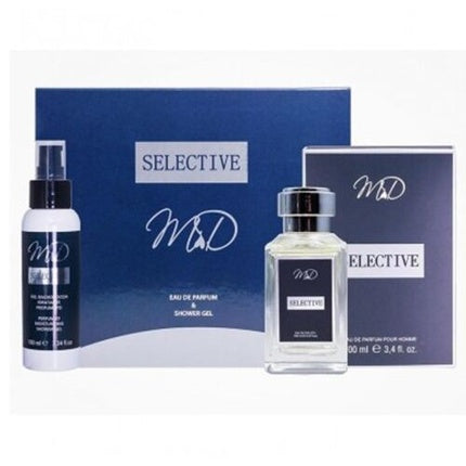 MD Selective EDT 100ml Perfume Box and 100ml Body Lotion Md