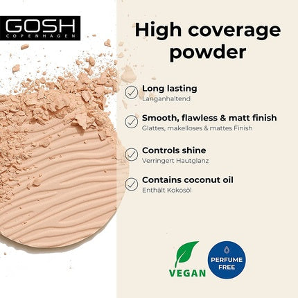 Gosh Dextreme High Coverage Powder Concealer 004 Natural 9g