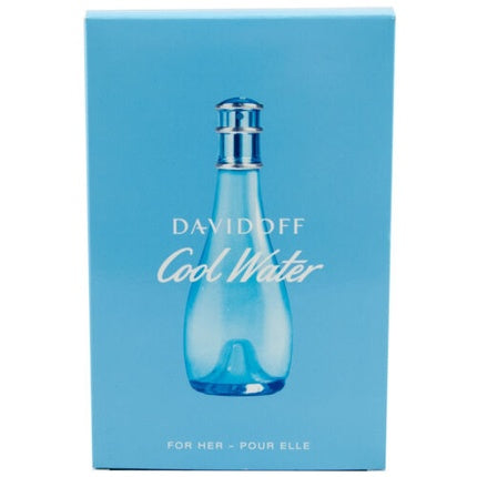 Davidoff COOL WATER For Her Gift Set 30ml EdT+75ml Body Lotion Davidoff