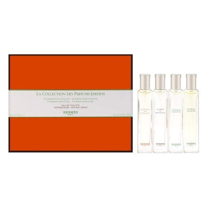 Hermes La Collection Des Parfums Jardins 0.5 oz, 1oz équivaut à 30ml Eau de Toilette Spray 4 Piece Set Hermès