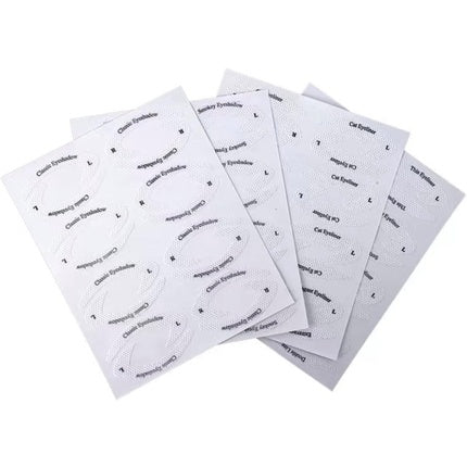 Eyeliner Stencil Eyeshadow Stencil 32 Pieces Eye Makeup Template Sticker Smokey Eyes and Cat Eyeliner Classic Eyeshadow Makeup Tool for Beginner Training