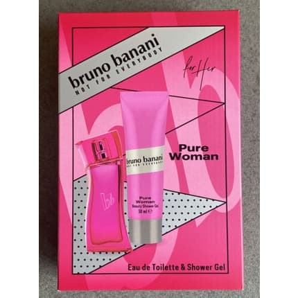Bruno Banani Pure Woman Gift Set + Shower Gel Eau de Toilette 30ml for women