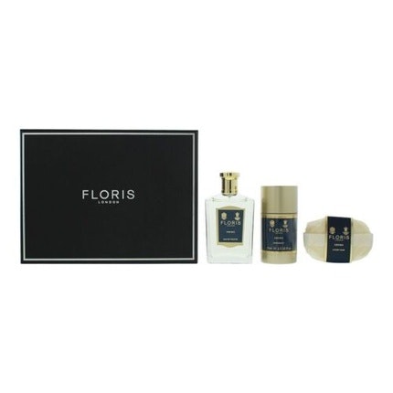 Floris Cefiro Eau de toilette  100ml Soap 100g Deodorant Stick 75ml for Unisex Floris