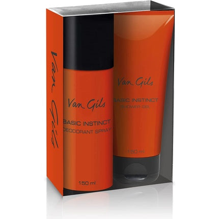 Van Gils Basic Instinct Deo Spray 150ml and Showergel 150ml Giftset Van Gils