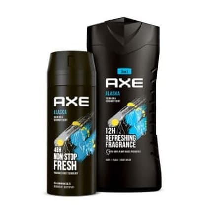 Axe/Lynx AXE Alaska Gift Set Body + Body Wash + Phone Stand pour homme