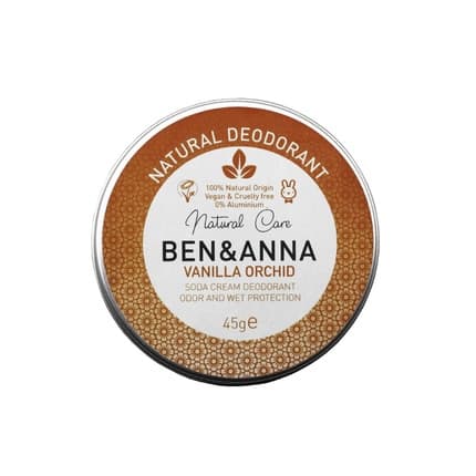 Ben&Anna Natural Deodorant Cream In Metal Tin Vanilla Orchid Déodorant (Déo) Mixte 45g