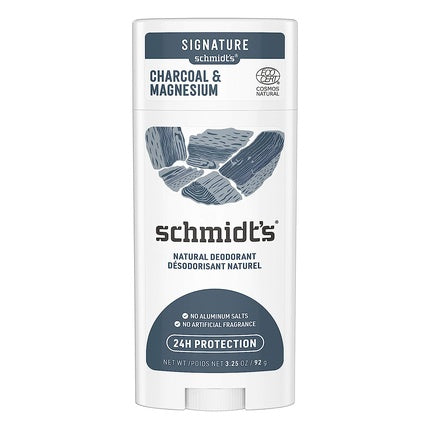 Schmidt's Charcoal & Magnesium Aluminum Free Natural Deodorant 24 Hour Protection 1.7oz Schmidt's