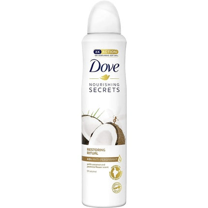 Dove Antiperspirant Aerosol Coconut And Jasmine Flower 250ml Dove