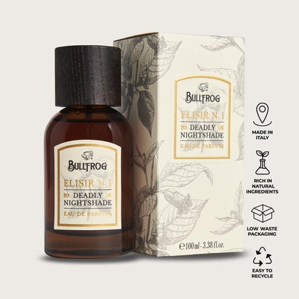 Bullfrog Elisir N. 1 Deadly Nightshade Ethereal Shadowy Heady Eau de Parfum (EDP) Mixte 100ml