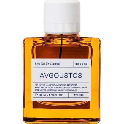 Korres Avgoustos - Vegan Eau de Toilette (EDT) Homme 50ml