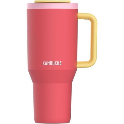 Kambukka Rio Thermal Mug with Handle 750ml Pink Papaya - Maison des fragrances