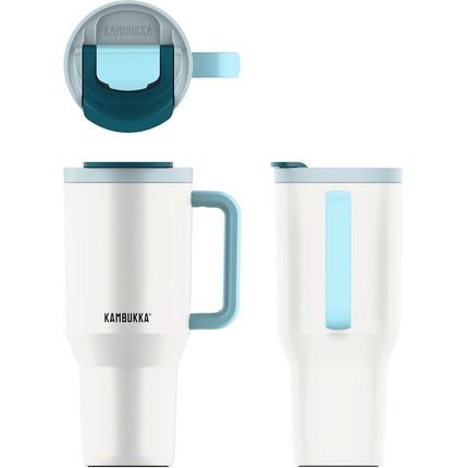 Kambukka Rio Thermal Tumbler with Handle 900ml Frosty Coconut - Maison des fragrances