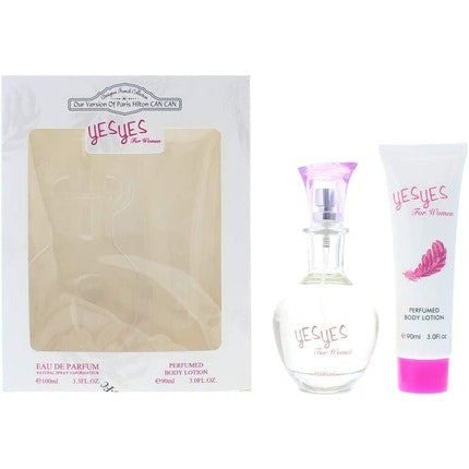 Designer French Collection Yes Yes pour femme  Eau De Parfum 2 Pieces Coffret 90ml Designer French
