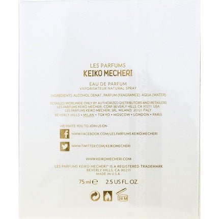Keiko Mecheri Keiko Mogador EDP Vapo 75ml - Maison des fragrances