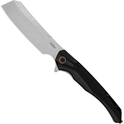 Kershaw Strata Cleaver Pocket Knife D2 Steel 4 Inch Blade Stonewashed Finish - Maison des fragrances