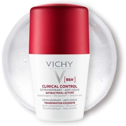 Vichy Clinical Control Deodorant 96h Rollon Longlasting Protection Against Odor Déodorant (Déo) Mixte 50ml