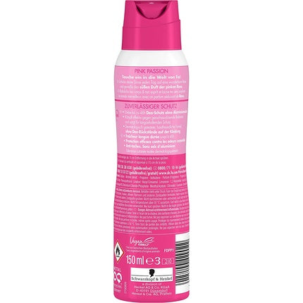 FA Pink Passion Deodorant Spray 150ml FA