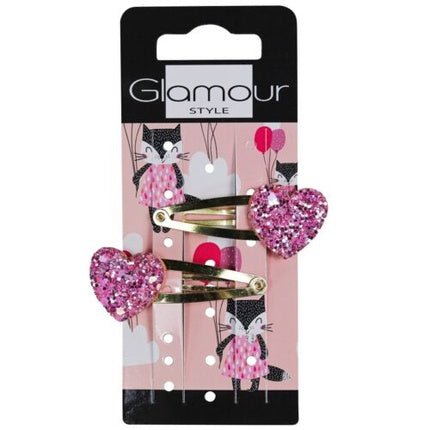 Kids Hair Sparkle Hearts 2 Pieces Glamour - Maison des fragrances