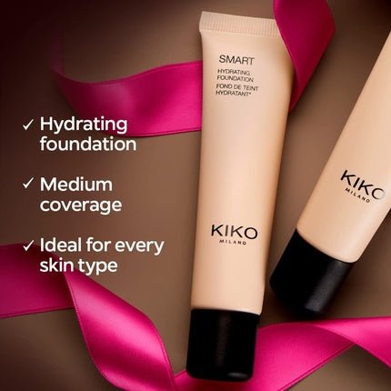 Kiko Milano Smart Hydrating Foundation 02 Wr 05 Moisturising and Evening - Maison des fragrances