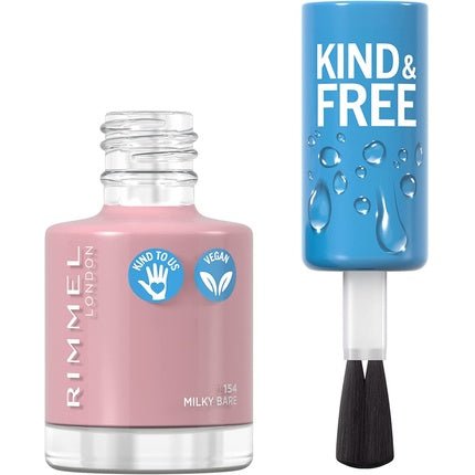 Kind & Free Vegan Nail Polish 154 Milky Bare 8ml - Maison des fragrances