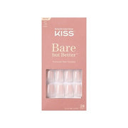 Kiss Bare But Better Short Nude Nails 28 Pieces - Maison des fragrances