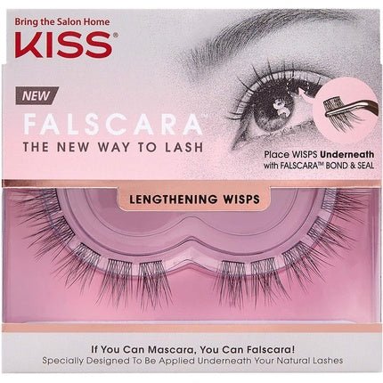 KISS Falscara DIY Eyelash Extension Lengthening Wisps Featherlight Synthetic Reusable Artificial Eyelashes 24 Mini Lash Clusters - Maison des fragrances