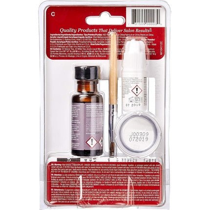 KISS French Acrylic Modeling Set with Liquid Acrylic, Acrylic Powder, Shaping Brush, Nail File, Quick - Drying Nail Glue and 40 Nail Tips - Maison des fragrances