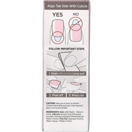 KISS imPRESS Color Gel Nail Kit Pick Me Pink with PureFit Technology - Includes Prep Pad Mini File Cuticle Stick and 30 Fake Nails - Maison des fragrances
