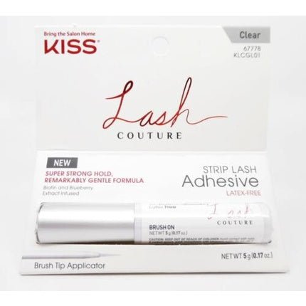 KISS Lash Couture Strip Lash Adhesive for False Eyelashes Clear 0.17oz/5g - Maison des fragrances