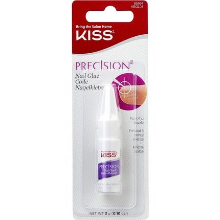 Kiss Nail Glue with Dosing Syringe 3g Transparent - Maison des fragrances