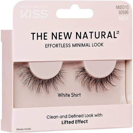 KISS The New Natural False Eyelashes Full Strip Lash 01 1 Pair - Maison des fragrances
