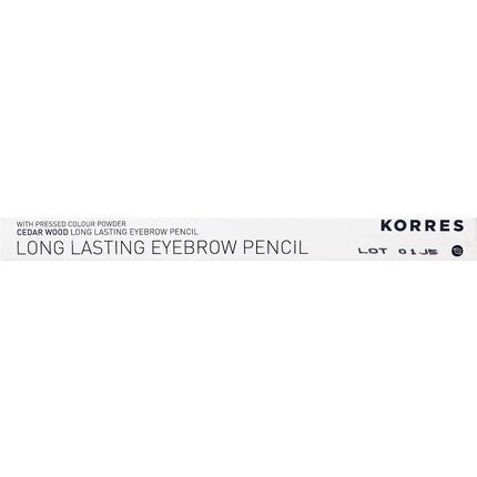Korres Cedar Eyebrow Pencil 1.29g Light - Maison des fragrances