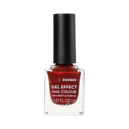 Korres Gel Effect Nail Polish No. 58 Velvet Red 11ml - Maison des fragrances