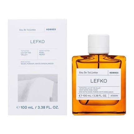 Korres Korres Lefko 's Fragrance With Notes Of Rose & Peony Eau de Toilette (EDT) Femme 100ml - Maison des fragrances