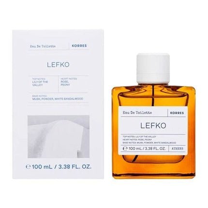 Korres Korres Lefko 's Fragrance With Notes Of Rose & Peony Eau de Toilette (EDT) Femme 100ml - Maison des fragrances