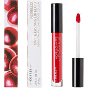 KORRES Morello Matte Lasting Lip Fluid No. 53 Red Velvet 3.4ml - Maison des fragrances