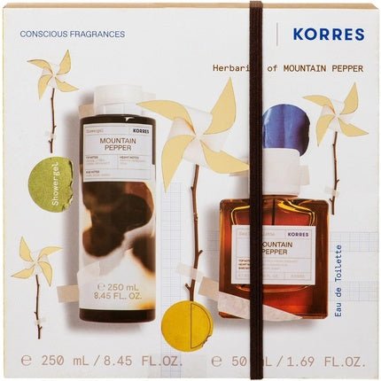 Korres Mountain Pepper & Shower Gel Eau de Toilette (EDT) Mixte - Maison des fragrances