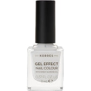 KORRES Natural Gel Effect Nail Colour Blanc White 11ml - Maison des fragrances