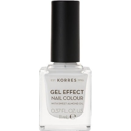 KORRES Natural Gel Effect Nail Colour Blanc White 11ml - Maison des fragrances