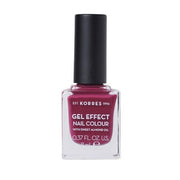 KORRES Sweet Almond Nail Colour 74 Berry Addict Vegan Nail Polish with Gel Effect 11ml - Maison des fragrances