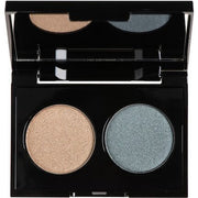 Korres Volcanic Minerals Velvet Dual Eyeshadow Palette - Blue Teal 58 - Maison des fragrances