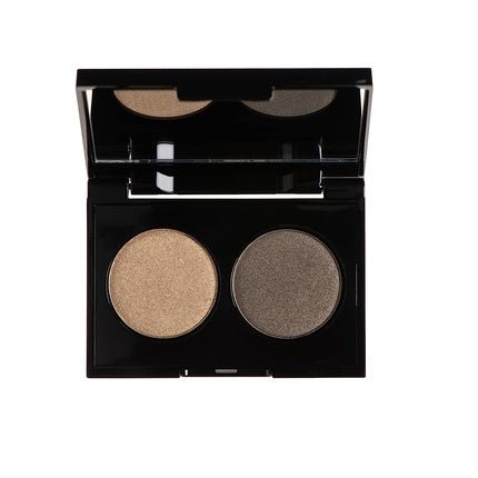 KORRES Volcanic Minerals Velvet Duo Eyeshadow Palette - Khakis 48 3g Vegan - Maison des fragrances