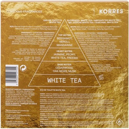 Korres White Tea and Shower Gel Eau de Toilette (EDT) Mixte - Maison des fragrances