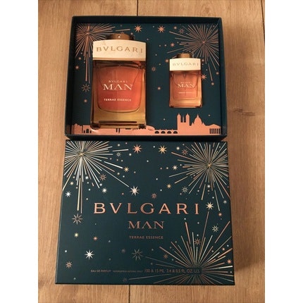 Bvlgari Man Terrae Essence Eau De Parfum Coffret 100ml and 15ml Bvlgari