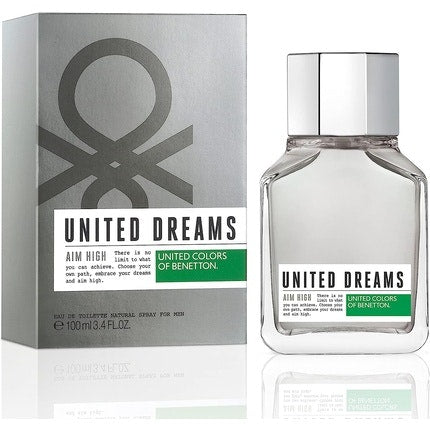 Benetton United Dreams Aim High Eau de Toilette Pour Homme 100ml Benetton