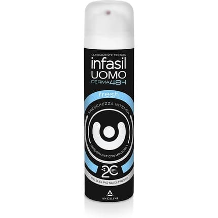Infasil Deodorant Uomo Derma 48h Fresh with Molecule 2C and Betacyclodextrin Intense Freshness Déodorant (Déo) Mixte 150ml